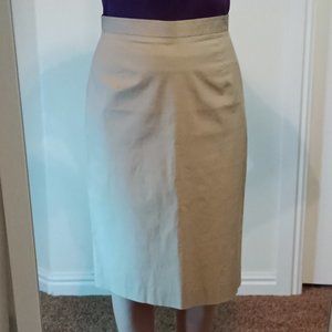 CLEARANCE! SAVE ON BUNDLES!  J. Crew Tan Pencil Skirt Size 2 Small